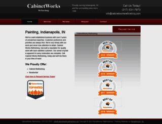 cabinetworksrefinishing.com screenshot