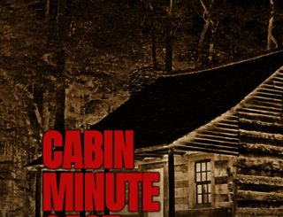 cabinminutecast.com screenshot