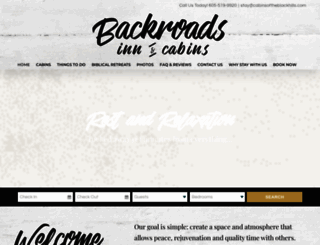 cabinsoftheblackhills.com screenshot