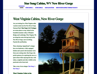 cabinwestvirginia.com screenshot