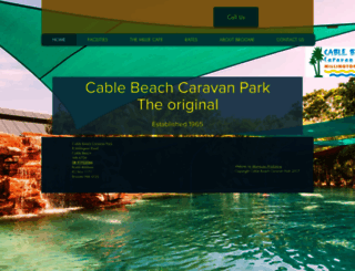 cablebeachcaravanpark.com.au screenshot
