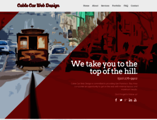 cablecarwebdesign.com screenshot