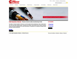 cablecorporation.com screenshot