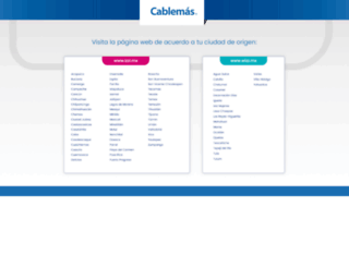 cablemas.com.mx screenshot