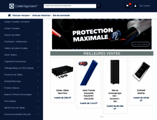 cableorganizer.fr screenshot