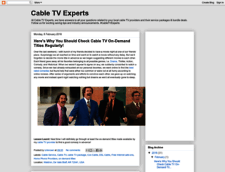 cabletvexperts.blogspot.com screenshot