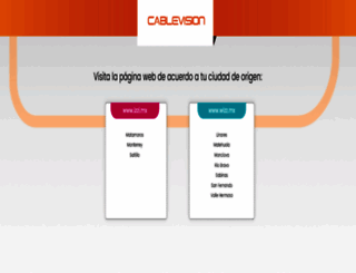 cablevision.mx screenshot