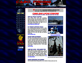 cabo-fishing.net screenshot