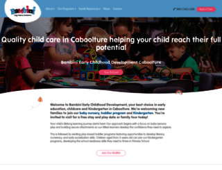 caboolture.bambiniecd.com.au screenshot