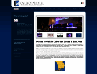 cabopedia.com screenshot
