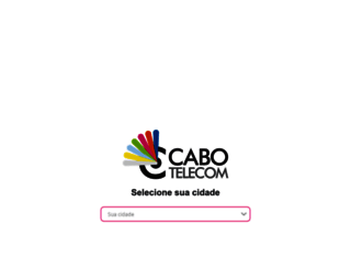 cabotelecom.com.br screenshot