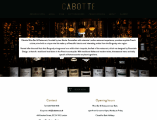 cabotte.co.uk screenshot