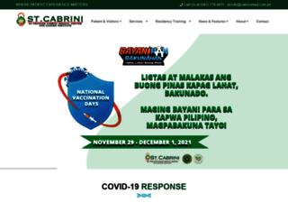 cabrinimed.com screenshot
