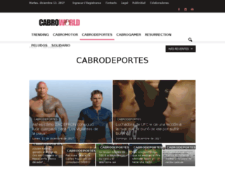 cabrodeportes.com screenshot