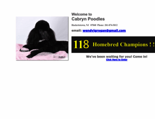 cabrynpoodles.com screenshot