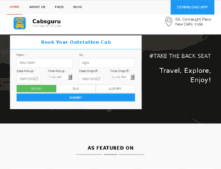 cabsguru.com screenshot