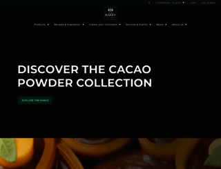 cacao-barry.com screenshot