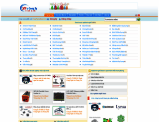 caccongtyvietnam.com.vn screenshot