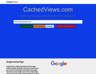 cachedviews.com screenshot