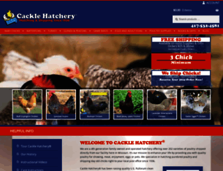 cacklehatchery.com screenshot