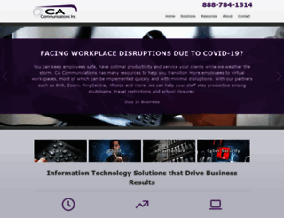 cacommunications.com screenshot