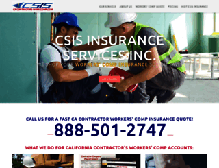 cacontractorsworkcomp.com screenshot