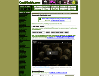 cactiguide.com screenshot
