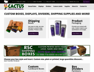 cactuscontainers.com screenshot