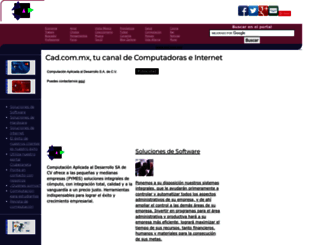 cad.com.mx screenshot