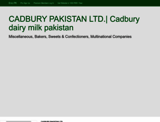 cadburypakistanltd.enic.pk screenshot
