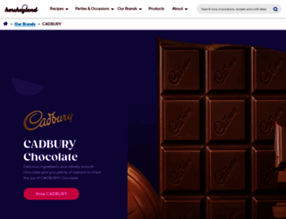 cadburyusa.com screenshot