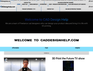 caddesignhelp.com screenshot