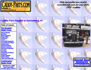 caddy-parts.com screenshot