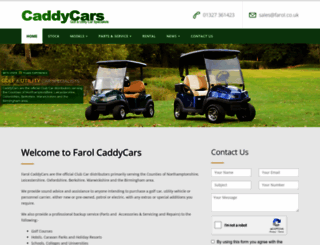 caddycars.co.uk screenshot