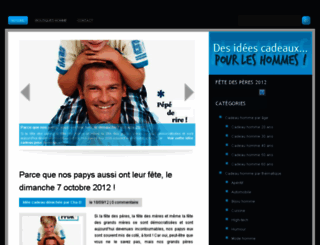 cadeau-homme.com screenshot