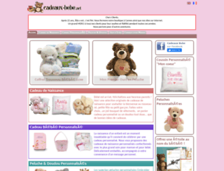 cadeaux-bebe.net screenshot