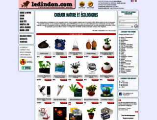 cadeaux-nature.ledindon.com screenshot