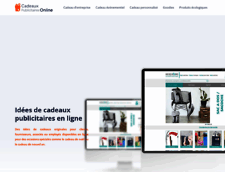 cadeaux-publicitaires-online.fr screenshot