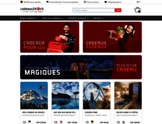 cadeaux24.ch screenshot