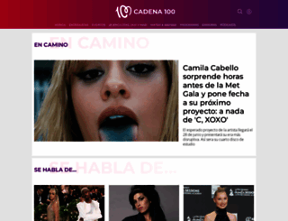 cadena100.es screenshot
