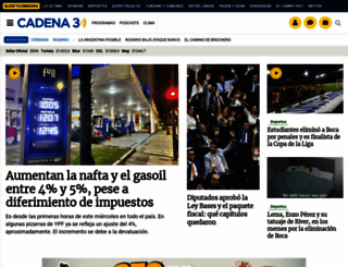 cadena3.com screenshot