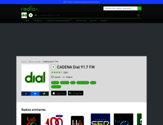 cadenadial.radio.fr screenshot