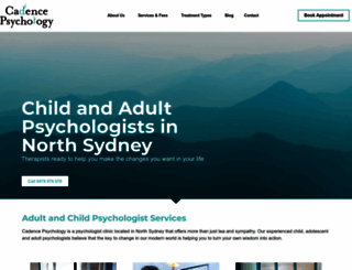 cadencepsychology.com.au screenshot