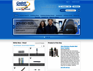 cadettmarketing.com screenshot