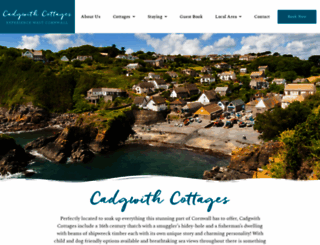 cadgwithcottages.co.uk screenshot