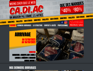 cadiac.fr screenshot