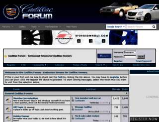 cadillacforum.com screenshot