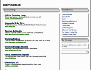 cadivi.com.ve screenshot