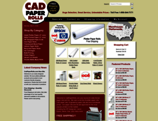 cadpaperrolls.com screenshot