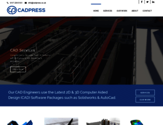 cadpress.co.uk screenshot